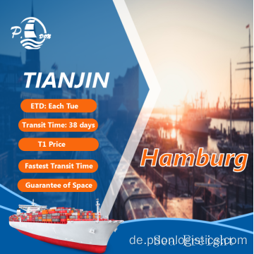 Meeresfracht von Tianjin nach Hamburg